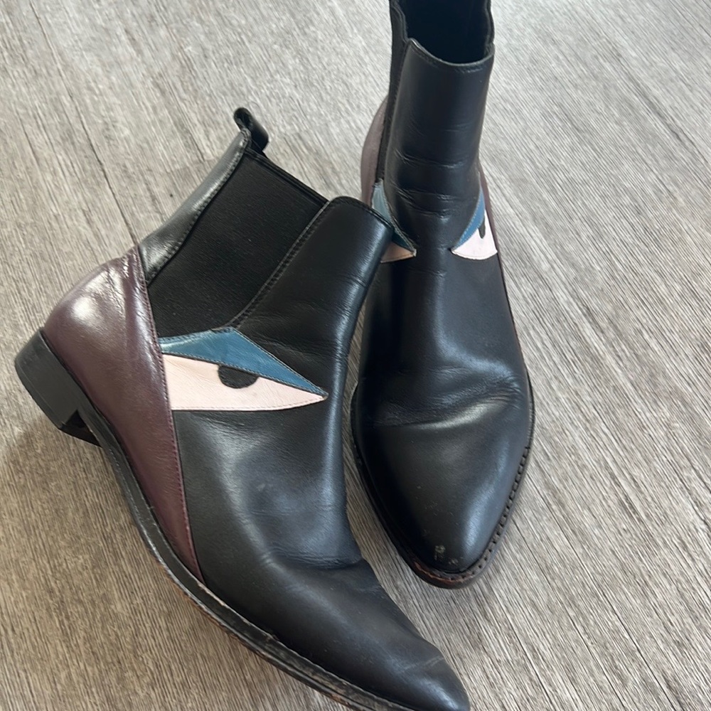 fendi monster chelsea boots 2019